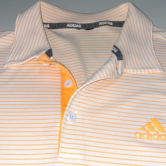 ADIDAS GOLF SHIRT. STRIPED POLO - Picture 4 of 9
